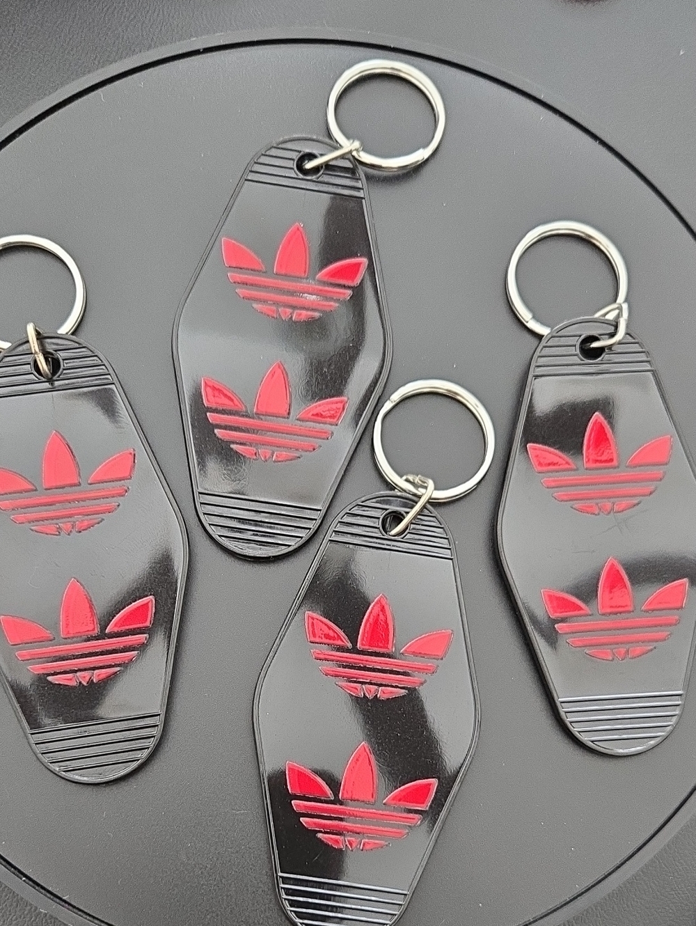 Adidas Black Keychain